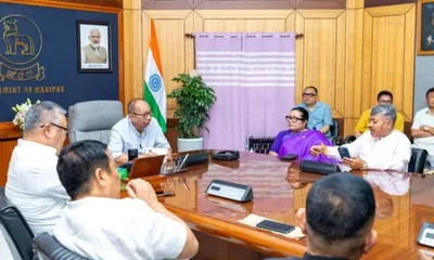 manipur  bjp nominates a  sharda devi for lone rajya sabha seat ahead of june 18 polls