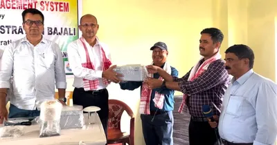 assam  air quality monitoring system installed at bajali hs school to promote climate awareness