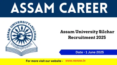 assam career   assam university silchar recruitment 2025