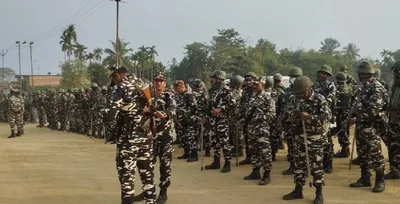 tripura police initiates stringent security measures ahead of lok sabha elections