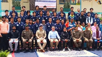 indian army honours manipur’s young talents for academic  sporting excellence