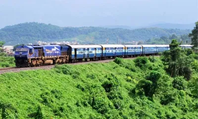 assam  nfr restores flood hit rail tracks in sivasagar  resumes services with safety restrictions