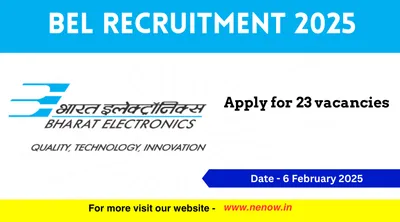 bel recruitment 2025   apply for 23 vacancies