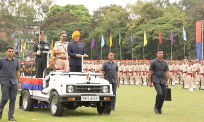 manipur governor lauds police for selfless service on 134th raising day
