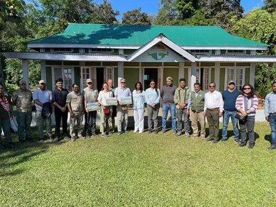 assam  delegation from france  south africa concludes visit to kaziranga national park