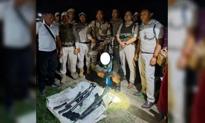 manipur police dismantle kcp  pwg  hideout at loktak  arrest one cadre