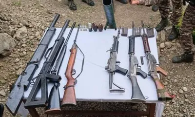 manipur  security forces bust 5 militant camps  seize weapon cache in kangpokpi operation