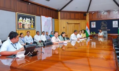 manipur  cm reviews fisheries sector  slashes fish imports to boosts indigenous production