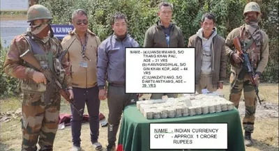 mizoram  drugs worth rs 3 crore seized  four myanmar nationals among six arrested