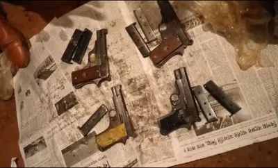 tripura police recover four pistols  seven magazines in amtali raid