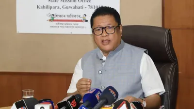 assam  minister ranoj pegu faces flak over conflicting posts on hslc exam results