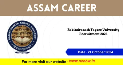 assam career   rabindranath tagore university recruitment 2024