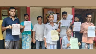 tripura  land scam exposed in dharmanagar over deceased woman’s property