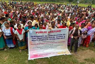 meghalaya  khasi chiefs vow not to issue nocs for proposed kulsi dam