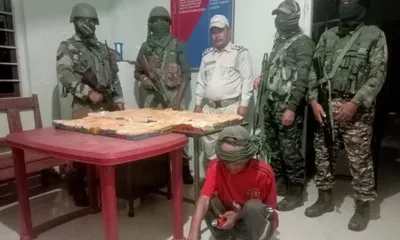 manipur  suspected heroin smuggler arrested  rs 1 2 crore drugs seized