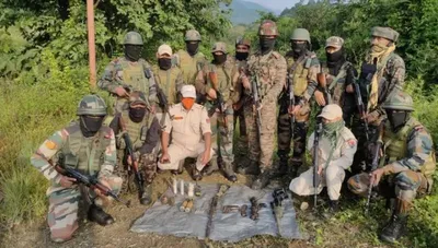 manipur  weapons  explosives recovered in kangpokpi