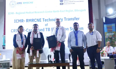 assam  icmr rmrc ne transfers crispr tb test tech to meril diagnostics for scale up