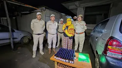 manipur  banned cough syrup seized  two arrested