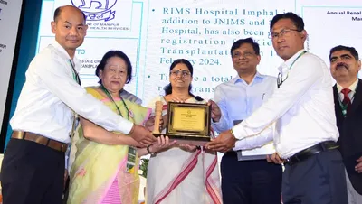 manipur awarded best emerging state for organ transplantation