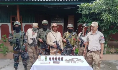 one abducted person rescued  112 suspects detained  arms recovered in manipur