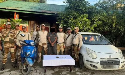 manipur police arrest vehicle lifter  recover stolen vehicles worth rs 9 lakh