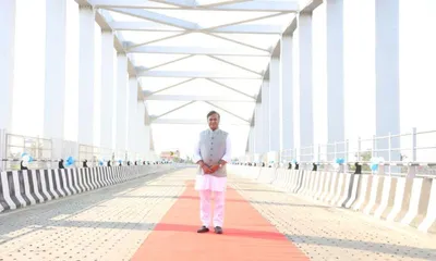assam cm inaugurates rs 83 crore jamunamukh railway overbridge in hojai