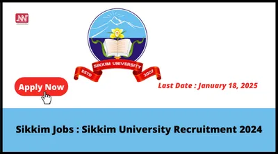 sikkim jobs   sikkim university recruitment 2024