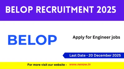 belop recruitment 2025   apply for engineer jobs