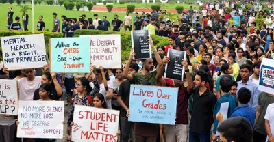 assam  iit guwahati student s suicide sparks massive protest on campus