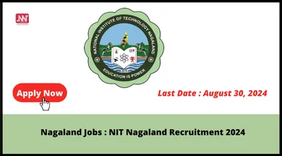 nagaland jobs   nit nagaland recruitment 2024