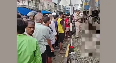 assam  man dies after being hit by train in tinsukia