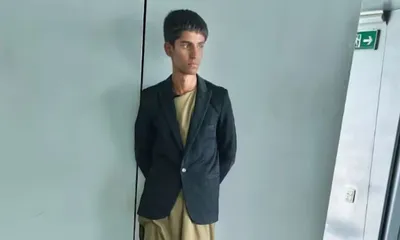 first photo of 13 year old afghan boy who survived kabul delhi flight emerges