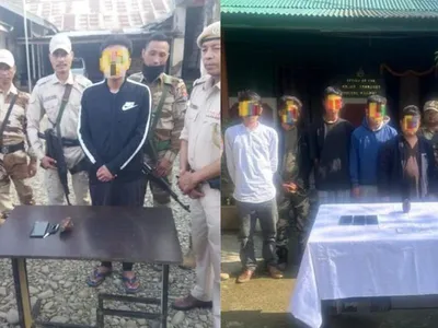 manipur  six militants arrested for extortion and abduction