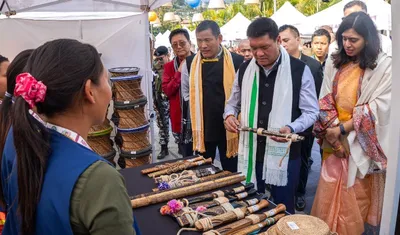 arunachal  cm inaugurates 10 day saras fair