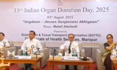 manipur tops north east in organ donation at 15th indian organ donation day