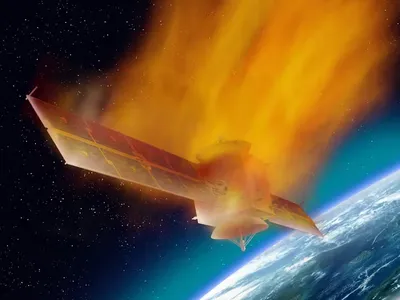 satellites are burning up in the upper atmosphere