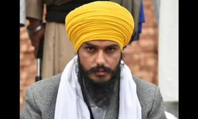 punjab mp amritpal singh casts vote from assam jail in vice presidential election