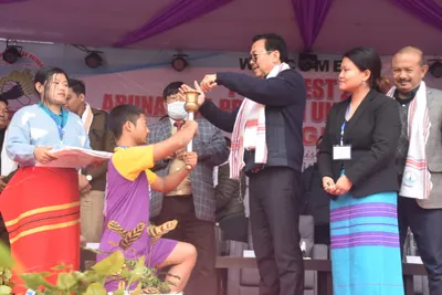 arunachal  mein inaugurates 1st annual apufest at pasighat