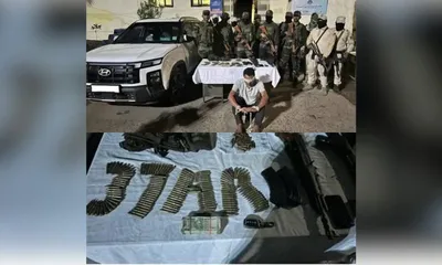 manipur  kuki outfit chief arrested in churachandpur  arms  cash  vehicle seized