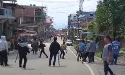 manipur  curfew imposed in tamenglong following village land boundary dispute