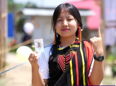 phase 2 of ls elections  manipur records 68 48  voter turnout till 3 pm
