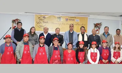 nagaland  kohima street food vendors trained on hygiene  safety ahead of hornbill festival