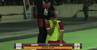 goa mounts epic comeback against manipur to secure santosh trophy final berth