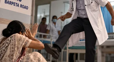 assam  ksp demands arrest of barpeta road doctor over alleged assault on woman