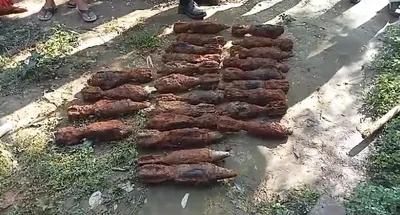 27 unexploded mortar bombs from 1971 war safely detonated in tripura