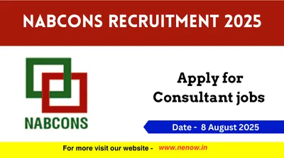 nabcons recruitment 2025   apply for consultant jobs