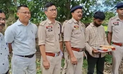 tripura police arrest youth with rs 5 5 lakh worth of heroin