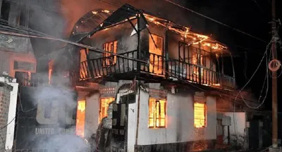 manipur violence  one killed in bomb blast in imphal’s dm university complex