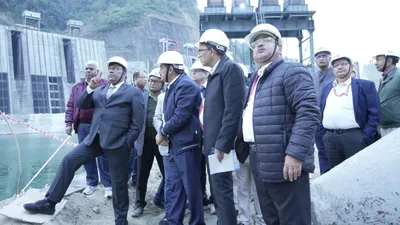 arunachal  nhpc cmd and directors visit subansiri lower he project