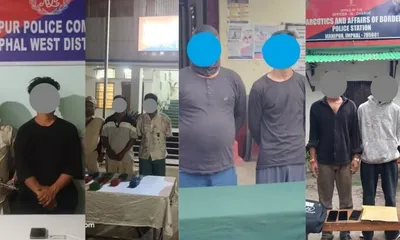 manipur security forces arrest nine  seize drugs  intensify operations across sensitive districts
